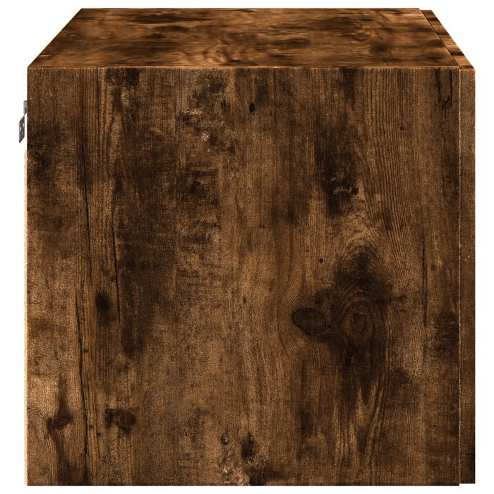 Dulap de perete, stejar fumuriu, 80x42,5x40 cm, lemn compozit - WALTI WALTI