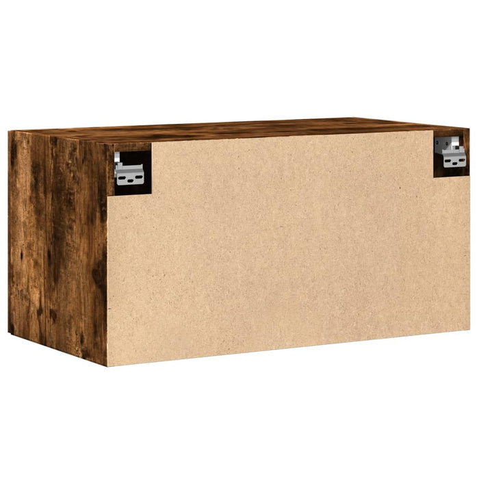 Dulap de perete, stejar fumuriu, 80x42,5x40 cm, lemn compozit - WALTI WALTI