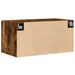 Dulap de perete, stejar fumuriu, 80x42,5x40 cm, lemn compozit - WALTI WALTI