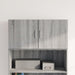 Dulap de perete, gri sonoma, 80x42,5x40 cm, lemn compozit - WALTI WALTI