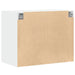 Dulap de perete, alb, 80x42,5x64 cm, lemn compozit - WALTI WALTI