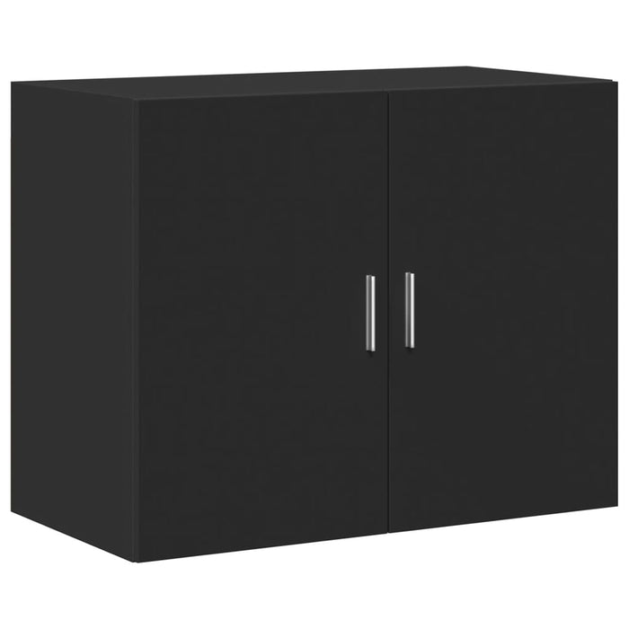 Dulap de perete, negru, 80x42,5x64 cm, lemn compozit WALTI