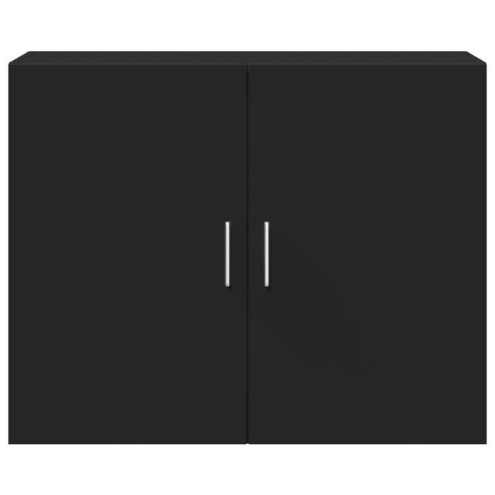 Dulap de perete, negru, 80x42,5x64 cm, lemn compozit WALTI