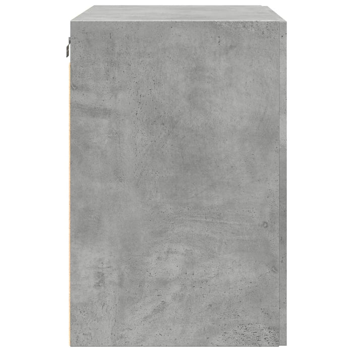 Dulap de perete, gri beton, 80x42,5x64 cm, lemn prelucrat - WALTI WALTI