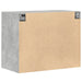 Dulap de perete, gri beton, 80x42,5x64 cm, lemn prelucrat - WALTI WALTI