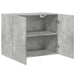 Dulap de perete, gri beton, 80x42,5x64 cm, lemn prelucrat - WALTI WALTI