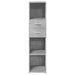 Dulap înalt, gri beton, 30x42,5x124 cm, lemn prelucrat - WALTI WALTI