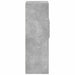 Dulap înalt, gri beton, 30x42,5x124 cm, lemn prelucrat - WALTI WALTI