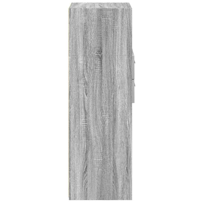 Dulap înalt, gri sonoma, 30x42,5x124 cm, lemn prelucrat - WALTI WALTI