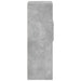 Dulap înalt, gri beton, 40x42,5x124 cm, lemn prelucrat - WALTI WALTI