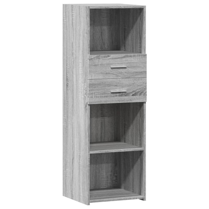 Dulap înalt, gri sonoma, 40x42,5x124 cm, lemn prelucrat - WALTI WALTI