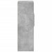 Dulap înalt, gri beton, 50x42,5x124 cm, lemn prelucrat - WALTI WALTI
