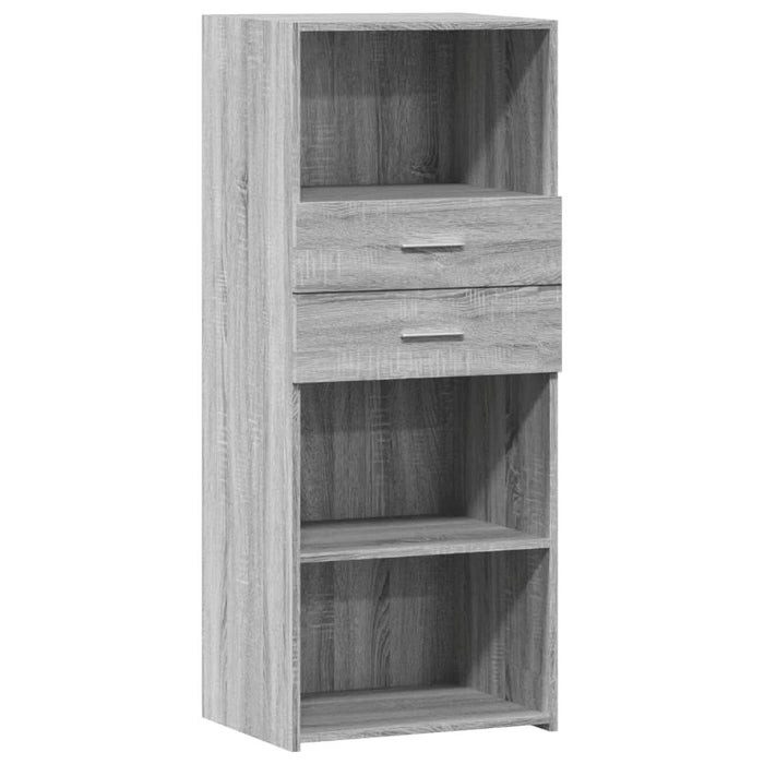 Dulap înalt, gri sonoma, 50x42,5x124 cm, lemn prelucrat - WALTI WALTI