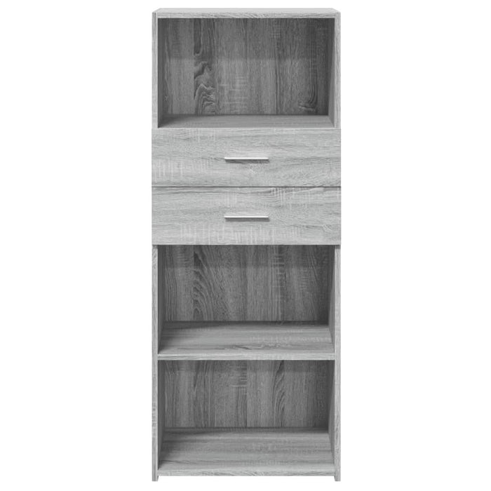 Dulap înalt, gri sonoma, 50x42,5x124 cm, lemn prelucrat - WALTI WALTI