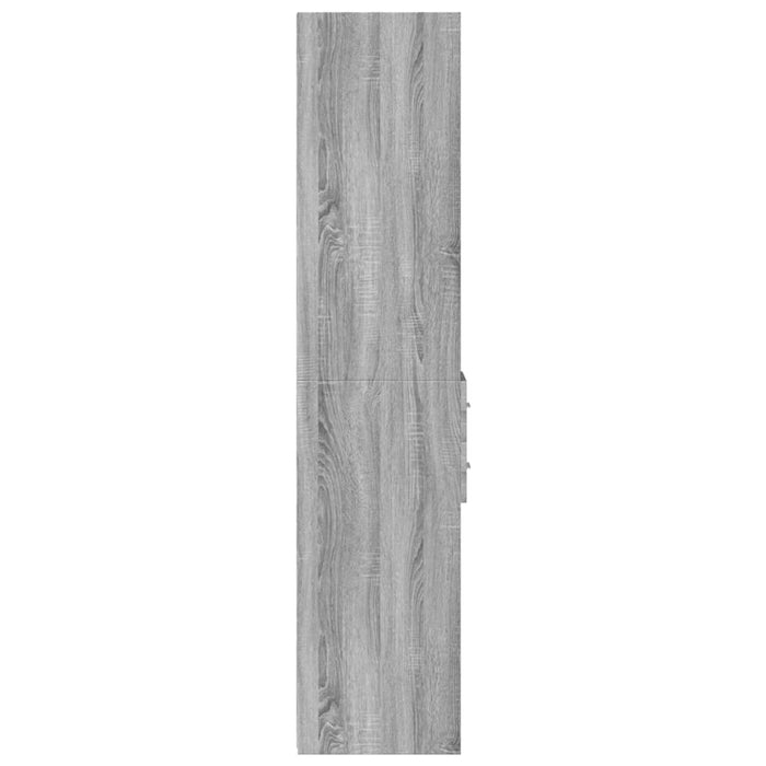 Dulap înalt, gri sonoma, 30x42,5x185 cm, lemn prelucrat - WALTI WALTI