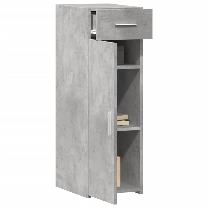 Dulap, gri beton, 30x42,5x93 cm, lemn prelucrat - WALTI WALTI