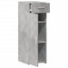 Dulap, gri beton, 30x42,5x93 cm, lemn prelucrat - WALTI WALTI