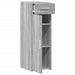 Dulap, gri sonoma, 30x42,5x93 cm, lemn prelucrat - WALTI WALTI