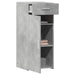 Dulap, gri beton, 40x42,5x93 cm, lemn prelucrat - WALTI WALTI