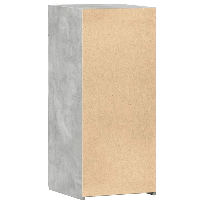 Dulap, gri beton, 40x42,5x93 cm, lemn prelucrat - WALTI WALTI