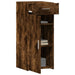 Dulap, stejar fumuriu, 40x42,5x93 cm, lemn prelucrat - WALTI WALTI