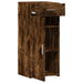 Dulap, stejar fumuriu, 40x42,5x93 cm, lemn prelucrat - WALTI WALTI