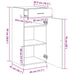 Dulap, stejar sonoma, 45x42,5x93 cm, lemn prelucrat - WALTI WALTI