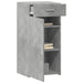 Dulap, gri beton, 45x42,5x93 cm, lemn prelucrat - WALTI WALTI