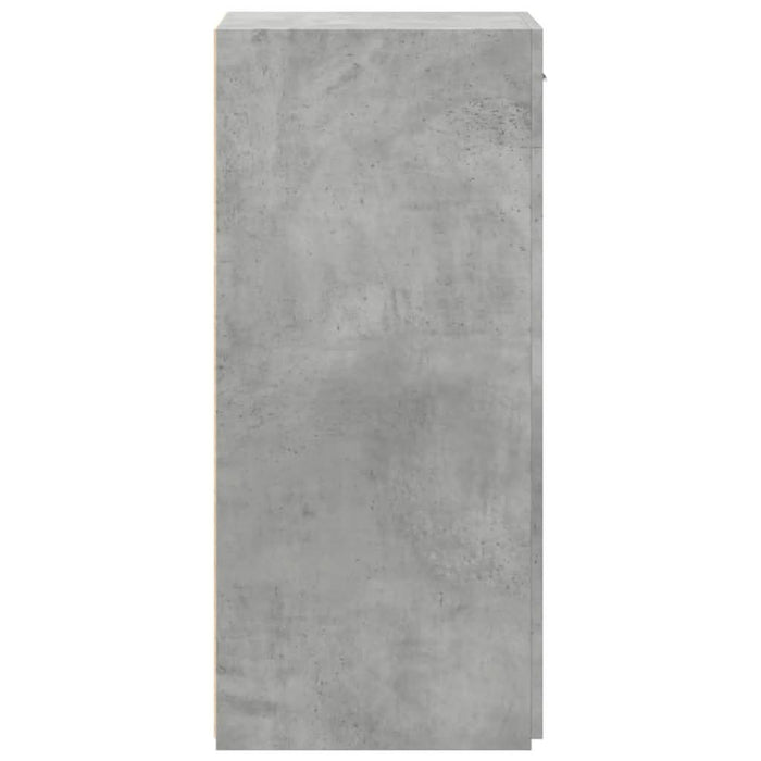 Dulap, gri beton, 45x42,5x93 cm, lemn prelucrat - WALTI WALTI