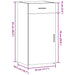 Dulap, gri beton, 45x42,5x93 cm, lemn prelucrat - WALTI WALTI