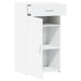 Dulap, alb, 50x42,5x93 cm, lemn prelucrat - WALTI WALTI