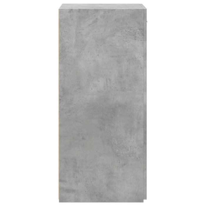 Dulap, gri beton, 50x42,5x93 cm, lemn prelucrat - WALTI WALTI