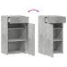Dulap, gri beton, 50x42,5x93 cm, lemn prelucrat - WALTI WALTI