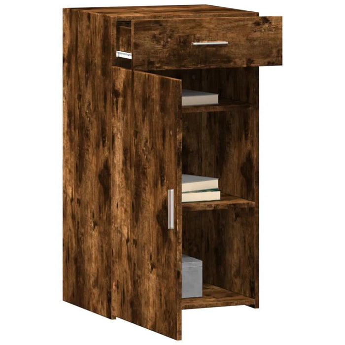 Dulap, stejar fumuriu, 50x42,5x93 cm, lemn prelucrat - WALTI WALTI