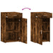 Dulap, stejar fumuriu, 50x42,5x93 cm, lemn prelucrat - WALTI WALTI