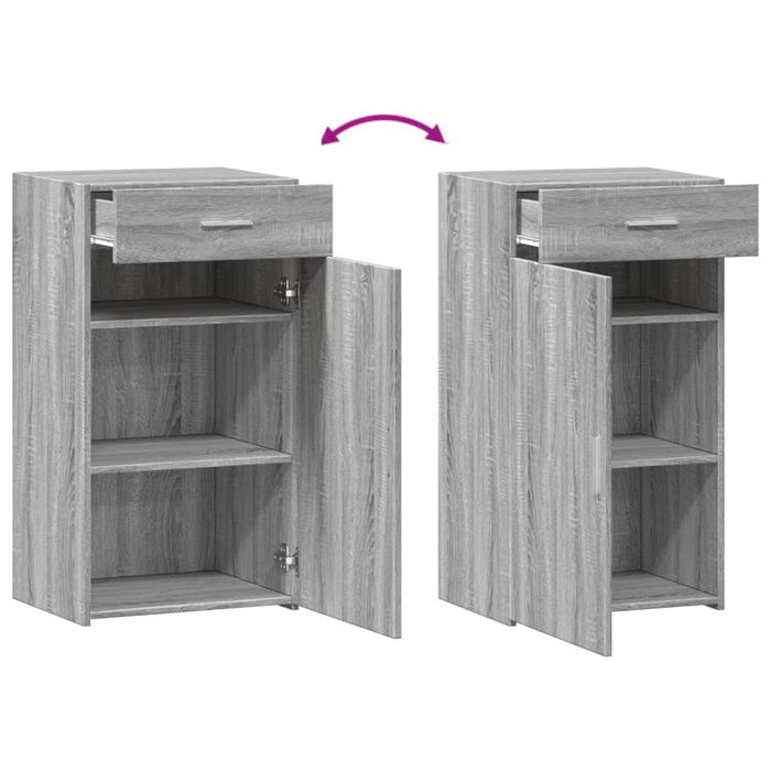 Dulap, gri sonoma, 50x42,5x93 cm, lemn prelucrat - WALTI WALTI