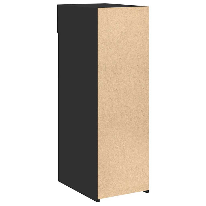 Dulap, negru, 30x42,5x93 cm, lemn prelucrat - WALTI WALTI