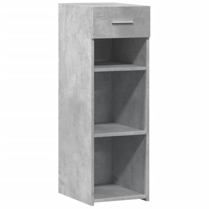 Dulap, gri beton, 30x42,5x93 cm, lemn prelucrat - WALTI WALTI