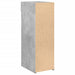 Dulap, gri beton, 30x42,5x93 cm, lemn prelucrat - WALTI WALTI