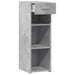 Dulap, gri beton, 30x42,5x93 cm, lemn prelucrat - WALTI WALTI