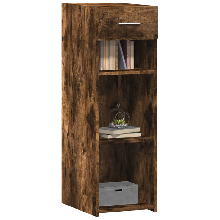 Dulap, stejar fumuriu, 30x42,5x93 cm, lemn prelucrat - WALTI WALTI