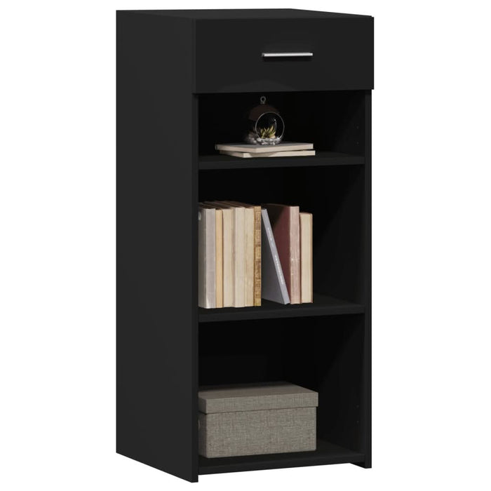 Dulap, negru, 40x42,5x93 cm, lemn prelucrat - WALTI WALTI