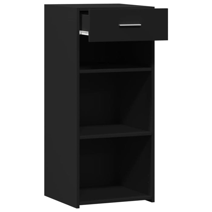 Dulap, negru, 40x42,5x93 cm, lemn prelucrat - WALTI WALTI