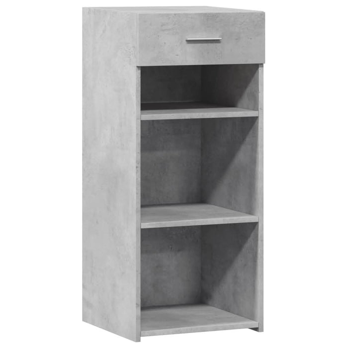 Dulap, gri beton, 40x42,5x93 cm, lemn prelucrat - WALTI WALTI