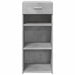 Dulap, gri beton, 40x42,5x93 cm, lemn prelucrat - WALTI WALTI