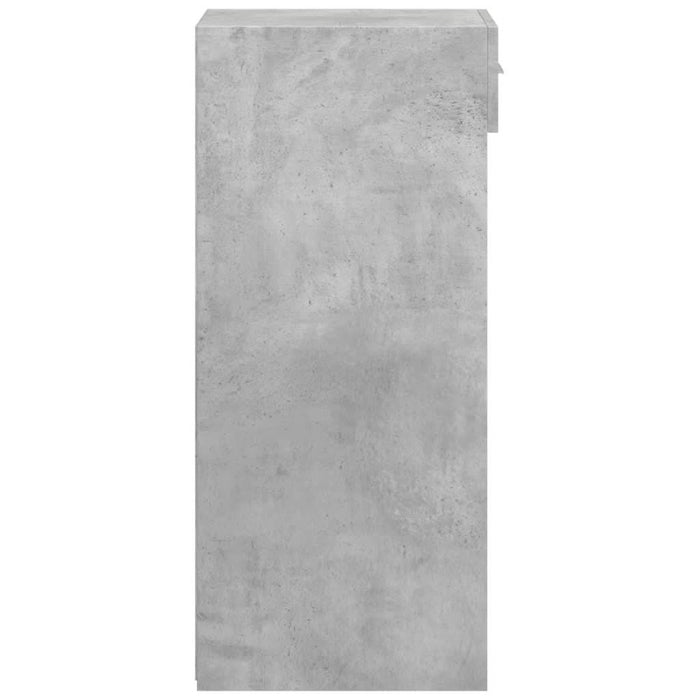 Dulap, gri beton, 40x42,5x93 cm, lemn prelucrat - WALTI WALTI