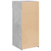 Dulap, gri beton, 40x42,5x93 cm, lemn prelucrat - WALTI WALTI