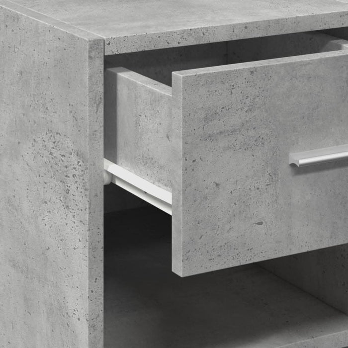 Dulap, gri beton, 40x42,5x93 cm, lemn prelucrat - WALTI WALTI