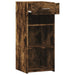 Dulap, stejar fumuriu, 40x42,5x93 cm, lemn prelucrat - WALTI WALTI