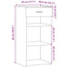 Dulap, negru, 45x42,5x93 cm, lemn prelucrat - WALTI WALTI